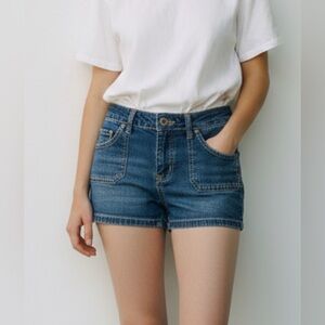 YMI USA Vintage Denim Blue Jean Short Shorts Teen Women's Junior Size 5